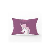 RealHomes Baby Shower Unicorn At Desenli Çocuk Odası Dikdörtgen Yastık Kılıfı
