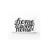 RealHomes DIK-606 Home Sweet Home Dijital Baskılı Dekoratif Dikdörtgen Kırlent Kılıfı