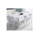 RealHomes Düz Beyaz Renkli Baskısız Masa Örtüsü, Masa-Beyaz-90x90cm