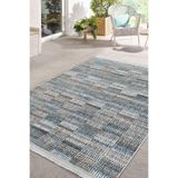 RealHomes Eskitme Zeminde Kilim Motifli Örgü Desenli Eskitme Motifli Vintage Koridor Kaymaz Taban Saçaklı Halı HaliDik-Deluxe-11755, 80 x 150