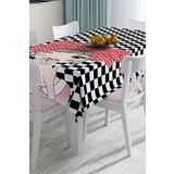 RealHomes Fashion Girl Dijital Baskılı 3d Masa Örtüsü, Masa-Real33-90x90cm