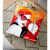 RealHomes Fashion Lady Dijital Baskılı Dijital Baskılı Dekoratif 70x70 cm Yer Minderi