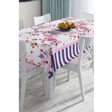 RealHomes Flamingo Desenli Dijital Baskılı 3d Masa Örtüsü, Masa-Real25-90x90cm
