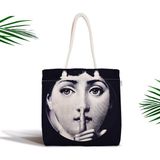 RealHomes Fornasetti Profumi: Scented Candle Modern Fermuarlı Kumaş Çanta