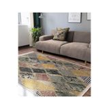 RealHomes Geleneksel Zeminde Kilim Motifli Patchwork Desenli Vintage Klasik Saçaklı Halı HaliDik-Deluxe-11652, 120 x 180