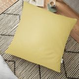 RealHomes Hardal Renkli Dijital Baskılı Dekoratif 70x70 cm Yer Minderi