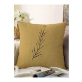 RealHomes Hardal Zemin Dal Tanesi Dijital Baskılı Raşel Örme Yastık Kırlent Kılıfı, Sonil-KRyl237-55x55cm