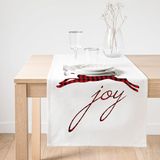 Realhomes Joy Ekosa Geyik Desenli Dekoratif Süet Runner