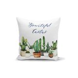 Realhomes K2033 Beatiful Cactus Baskılı Dijital Yastık Kırlent Kılıfı