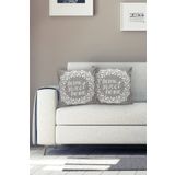 RealHomes K310 Home Sweet Home Dijital Baskılı Dekoratif Kırlent Kılıfı
