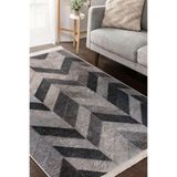 RealHomes Krem Kahverengi Zeminde Patchwork Motifli Kürk Desenli Oturma Odası Koridor Antre Saçaklı Halı HaliDik-Deluxe-11112, 80 x 200