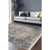 RealHomes Krem Zeminde Göbekli Halı Motifli Hereke Desenli Avangarde Etnik Motifler Salon Kaymaz Saçaklı Halı HaliDik-Deluxe-11388, 120 x 120