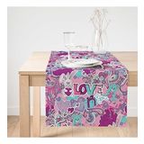 Realhomes Love You Özel Tasarımlı Çocuk Odası Süet Runner