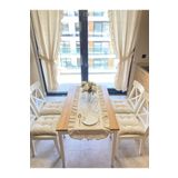 RealHomes Modern Keten Vintage 4 Pofidik Minder 1 Runner Set