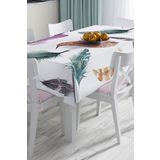 RealHomes Özel Tasarım 3d Dijital Baskılı Masa Örtüsü - 120 X 140 cm, Masa-59-90x90cm
