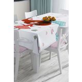 RealHomes Özel Tasarım 3d Dijital Baskılı Masa Örtüsü, Masa-51-90x90cm