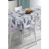 RealHomes Özel Tasarım 3d Dijital Baskılı Masa Örtüsü, Masa-81-90x90cm