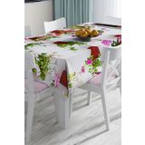 RealHomes Özel Tasarım 3d Dijital Baskılı Masa Örtüsü, Masa-94-90x90cm