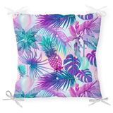 RealHomes P3160 Mavi Zeminde Tropikal Objeler Modern Pofidik Sandalye Minderi