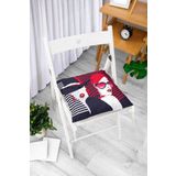 RealHomes P3398 Fashion Womens Popart Modern Tasarımlı Pofidik Sandalye Minderi