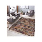 RealHomes Patchwork Zeminde Örgü Motifli Geleneksel Desenli Vintage Koridor & Antre Oturma Odası Saçaklı Halı HaliDik-Deluxe-11609, 80 x 250