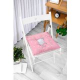 RealHomes Pembe Zeminde Fil Ve Baby Shower Tasarımlı Çocuk Odası Pofidik Sandalye Minderi