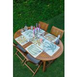 Realhomes Runner-Set152 4-1 Özel Tasarım Dijital Baskılı Amerikan Servis ve Runner Seti Servi
