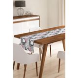 Realhomes RUNNER3712 Leopar Motifli Dijital Baskılı Runner
