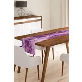 Realhomes RUNNER3739 Ebru Motifli Dijital Baskılı Modern Runner