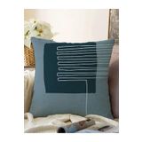 RealHomes Soyut Tarzda Onedraw Çizimli Dijital Baskılı Modern Raşel Örme Yastık Kırlent Kılıfı, Sonil-K10277-43x43cm