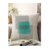 RealHomes Soyut Tarzda Onedraw Çizimli Dijital Baskılı Modern Raşel Örme Yastık Kırlent Kılıfı, Sonil-K10279-43x43cm