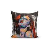 RealHomes Sulu Boya Fashion Women Dijital Baskılı Yastık Kılıfı