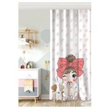 RealHomes Tek Kanat Fashion Girl Dijital Baskılı Modern Çocuk Odası Fon Perde, Rh-CPerdeTek-715-140x200