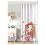 RealHomes Tek Kanat Fashion Girl Dijital Baskılı Modern Çocuk Odası Fon Perde, Rh-CPerdeTek-716-140x260