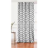RealHomes Tek Kanat Köpek Ayak Izi Desenli Dijital Baskılı Modern Fon Perde, Rh-PerdeTek-5669-140x260cm