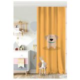 RealHomes Tek Kanat Köpek Desenli Dijital Baskılı Modern Çocuk Odası Fon Perde, Rh-CPerdeTek-4875-140x200