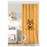 RealHomes Tek Kanat Köpek Desenli Dijital Baskılı Modern Çocuk Odası Fon Perde, Rh-CPerdeTek-4878-140x260