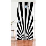 RealHomes Tek Kanat Özel Tasarımlı Dijital Baskılı Salon Fon Perdesi, Rh-PerdeTek-4446s-140x200