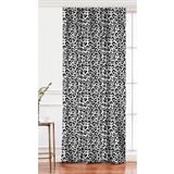 RealHomes Tek Kanat Renkli Zemin Uzerinde Onedraw Çizimli Dijital Baskılı Fon Perde, Rh-PerdeTek-7184-140x260cm