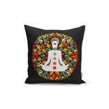 RealHomes Uzak Doğu Yoga Motifleri Mandalas Özel Tasarım Dijital Baskılı Yastık Kırlent Kılıfı