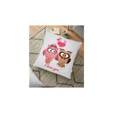 RealHomes YER-272 I Love You Desenli Modern Tasarımlı Dekoratif 70x70 cm Yer Minderi