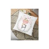 Realhomes YER-588 Fashion Girl Dijital Baskılı Modern 70x70 cm Yer Minderi