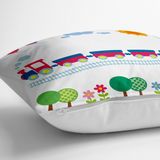 RealHomes YER-908 Dijital Baskılı 70x70 cm Yer Minderi