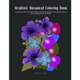 Realistic Botanical Coloring Book for Adults: Hand-Drawn Flowers, Butterflies & Moths with Species Names – For Creativity & Stress Relief