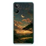 Realme 10 4G Uyumlu Ay Gecesi Baskılı Silikon Kılıf
