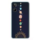 Realme 10 4G Uyumlu Gezegenler Baskılı Silikon Kılıf