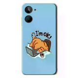 Realme 10 4G Uyumlu l'M Ok Baskılı Silikon Kılıf