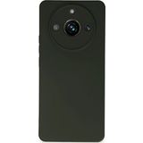 Realme 11 Pro Kılıf Nano İçi Kadife Silikon - Koyu Yeşil