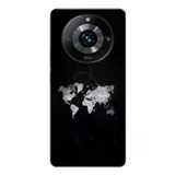 Realme 11 Pro Uyumlu Dünya Haritası Uçuş Baskılı Silikon Kılıf