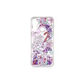 Realme 5İ Kılıf Marshmelo Simli Sıvılı Silikon Kapak + Ekran Koruma 4062